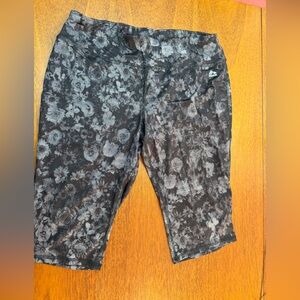 RBX Black and Gray Patterned Shorts